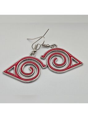 ✨2/$10✨ Naruto Hidden Leaf Village Earrings Anime Cosplay 1.5” Cute Fashion